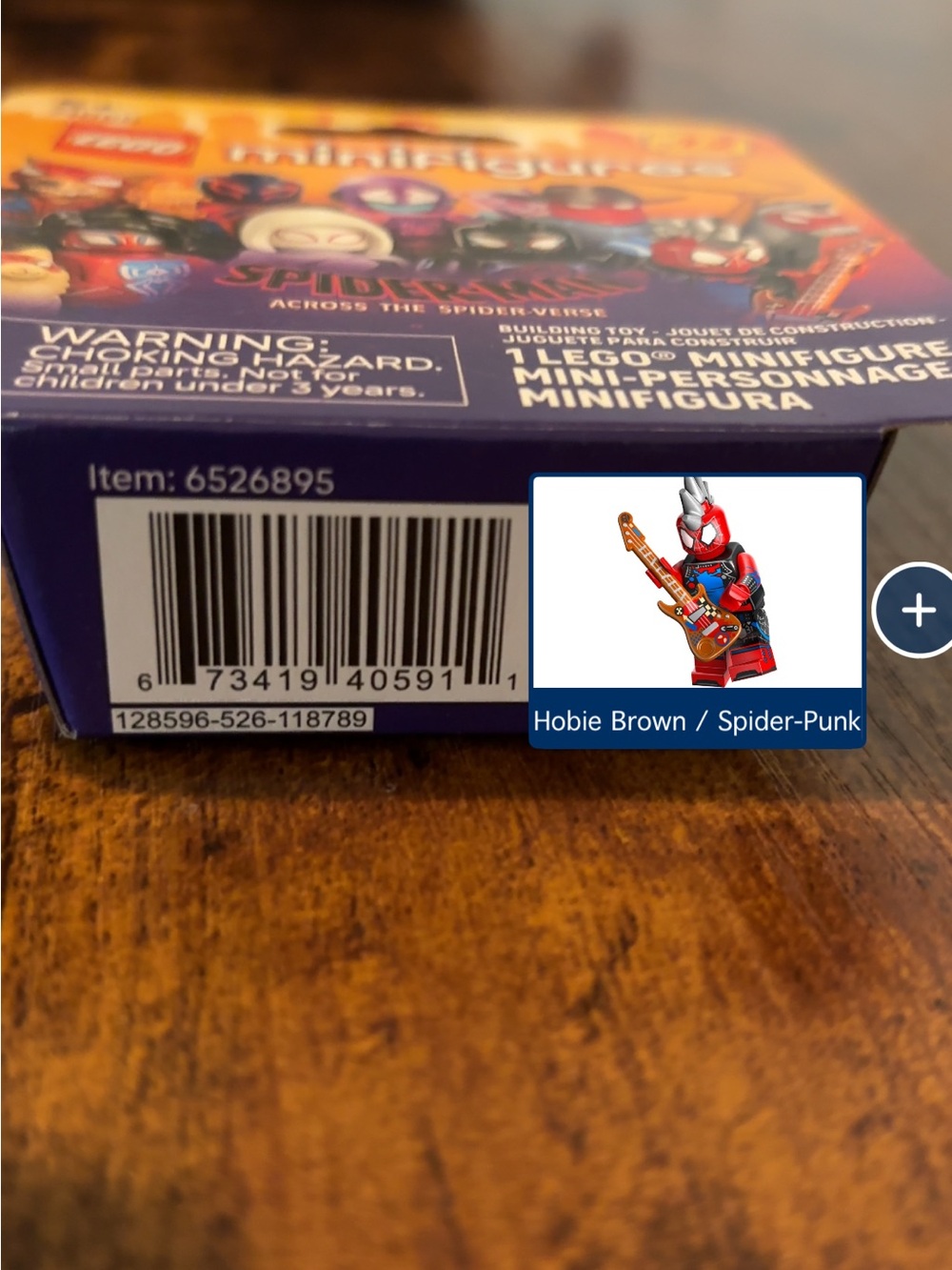 LEGO Spider-Man: Across The Spider-Verse 71050 Spider-Punk CMF New